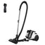 Vacuum cleaner with attachments on a white background