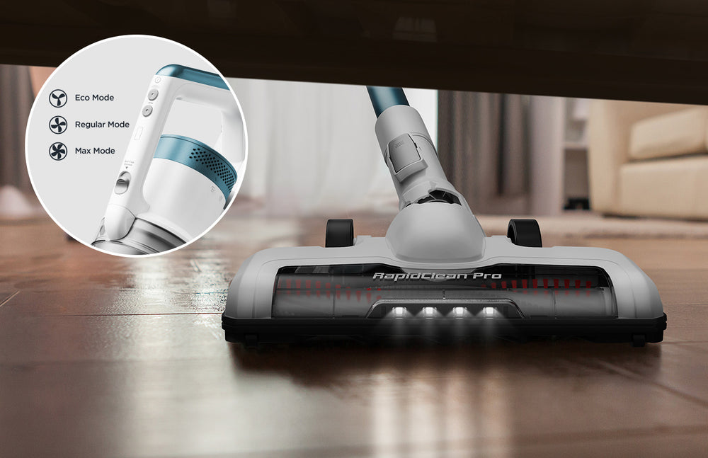 3 Power Modes & LED Headlight Brush