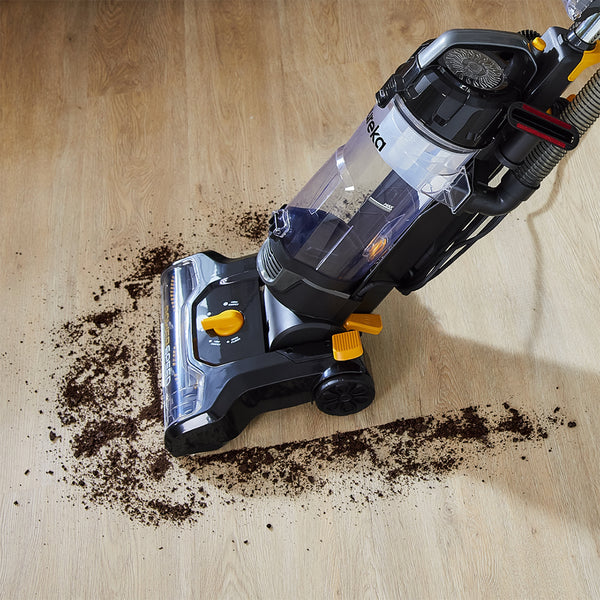 EUREKA PowerSpeed Lightweight Powerful Upright Vacuum Cleaner for Carpet and Hard Floor NEU181D, Pet Turbo, Black,Yellow