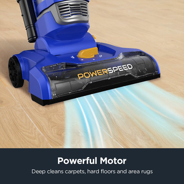 Eureka NEU182A PowerSpeed Bagless Upright Vacuum Cleaner, Lite, Blue