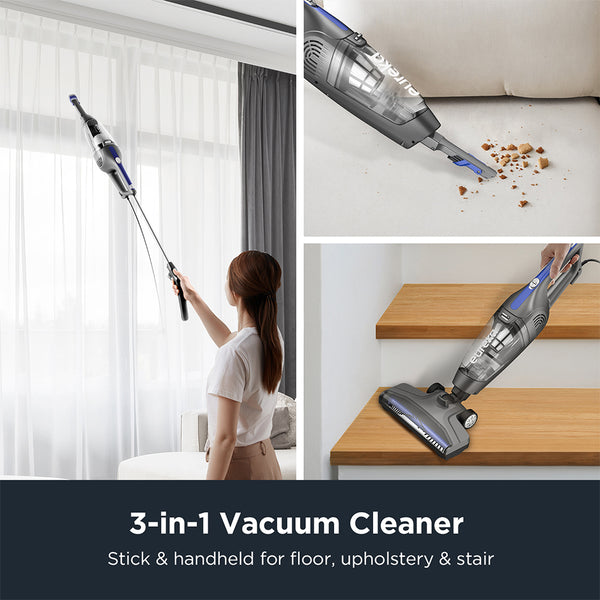 NES312 – 3‑in‑1 Corded Convertible Vacuum for Floors & Stairs