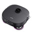 Black robot vacuum cleaner with 'eureka' branding on a white background