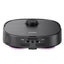Black Eureka robot vacuum cleaner on a white background