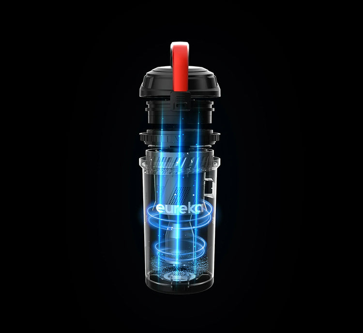 Consistent Suction with Dual Cyclone Filtration
