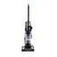 Eureka Airspeed Plus Compact Upright Vacuum Cleaner in black color with a visible dust cup and blue accents.