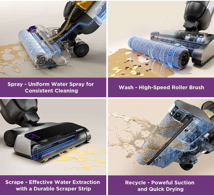 Four-Step Cleaning Process: Upgraded for Perfection