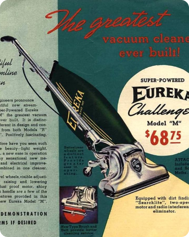 Eureka vacuum history archive image 7