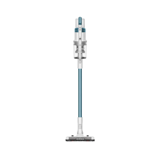 Stick vacuum cleaner on a white background