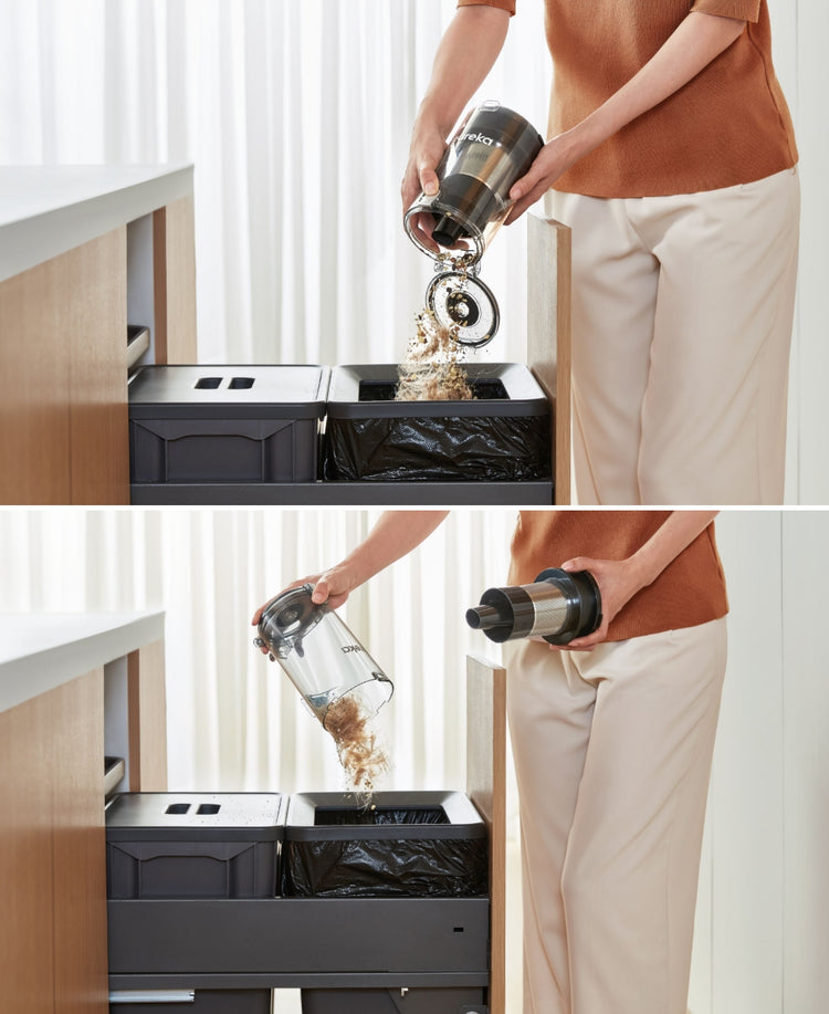 One-Touch Dust Cup Release