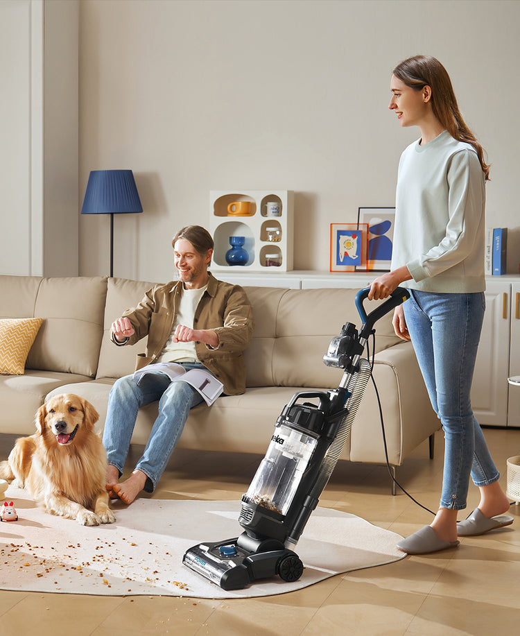 Powerful Suction Wide & Cleaning Path