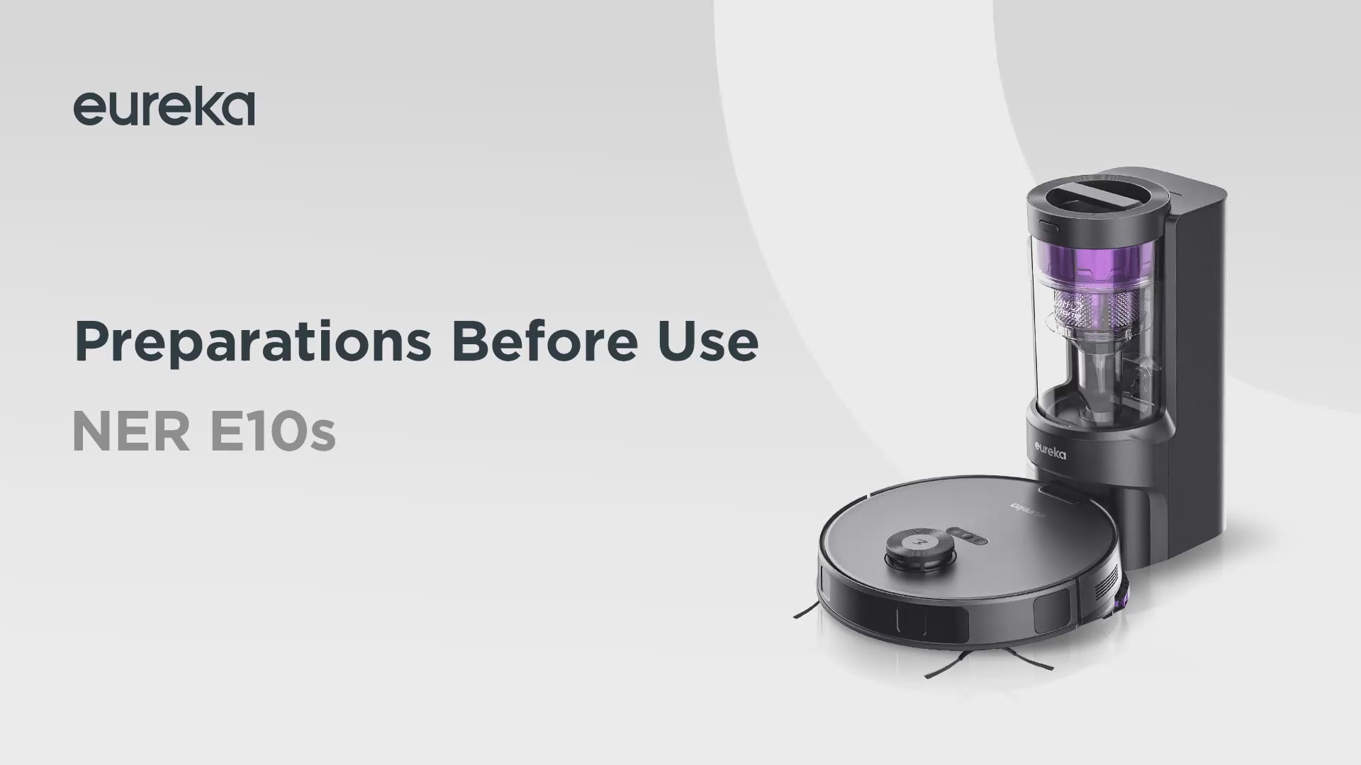 Eureka Bagless Robot Vacuum, NER E10s